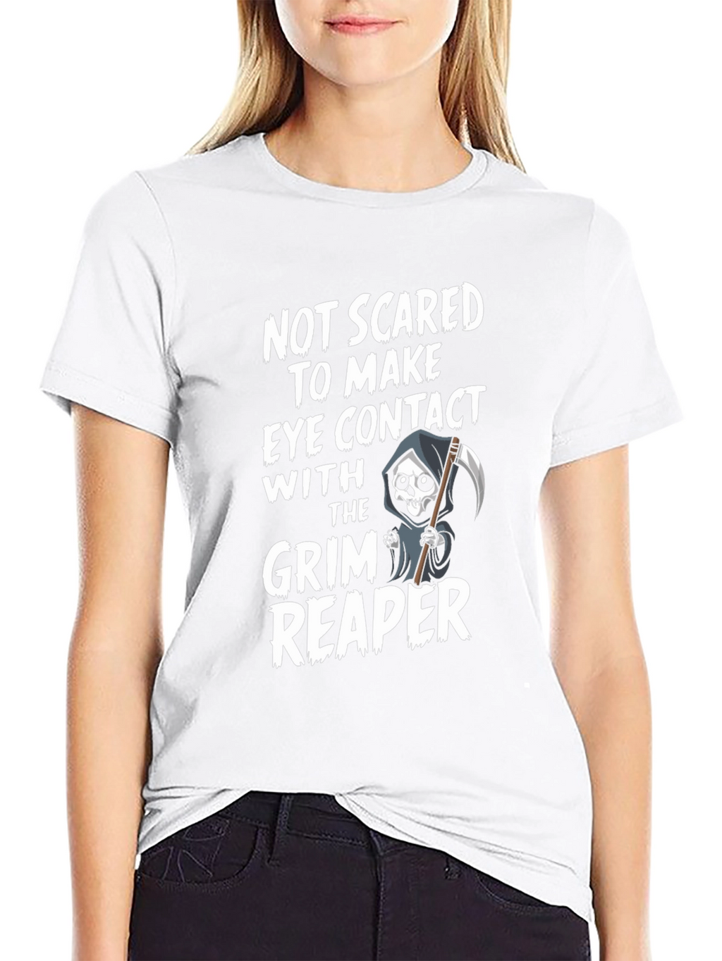 Grim Reaper Graphic T-Shirt - Halloween Spooky Tee