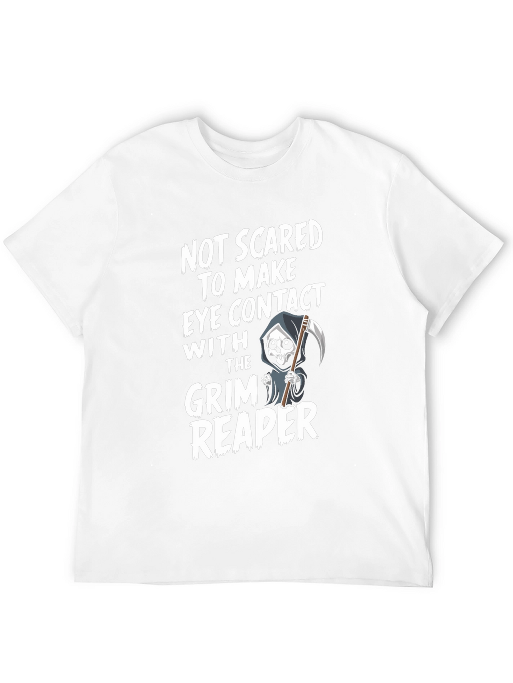 Grim Reaper Graphic T-Shirt - Halloween Spooky Tee