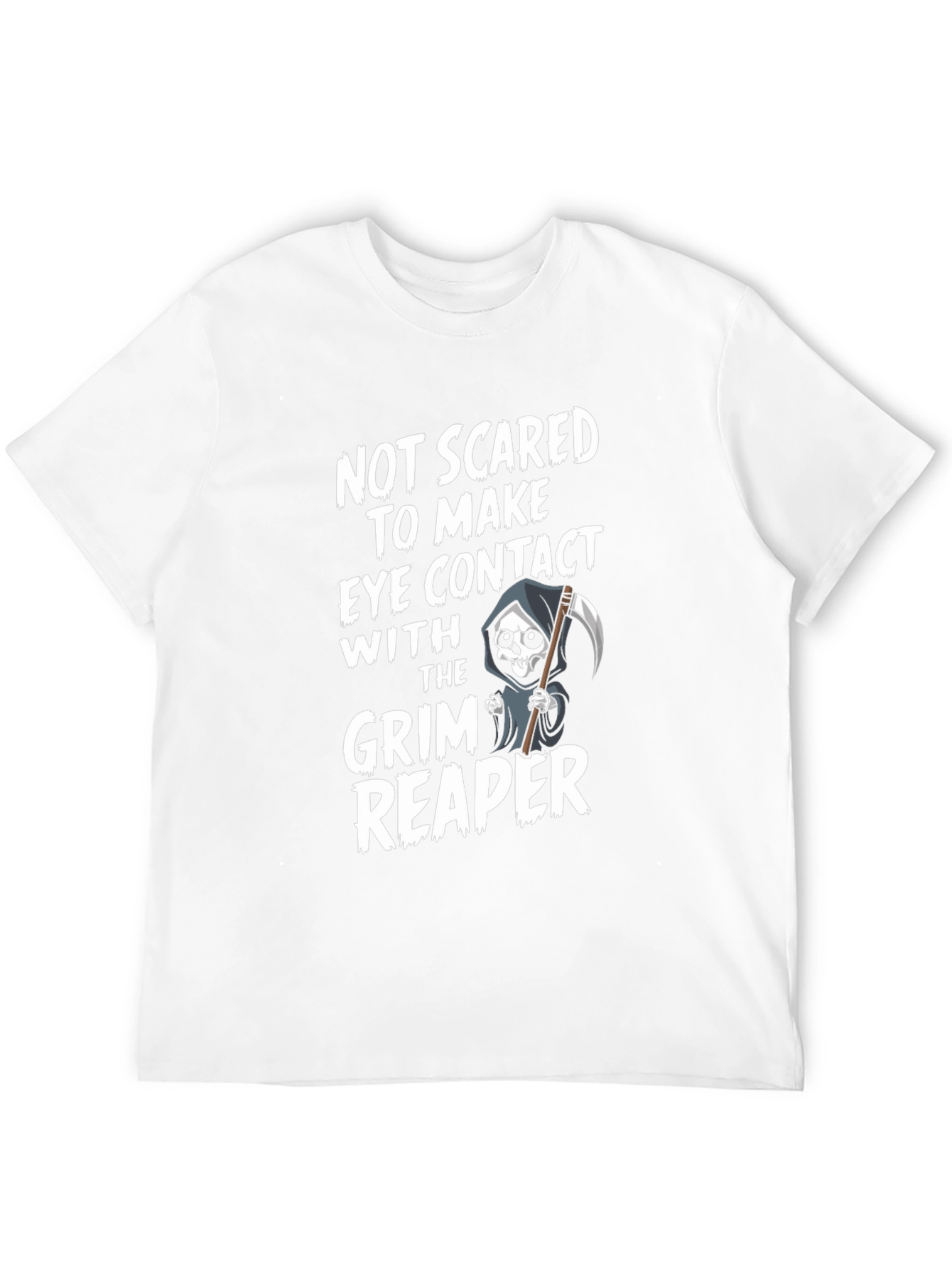 Grim Reaper Graphic T-Shirt - Halloween Spooky Tee