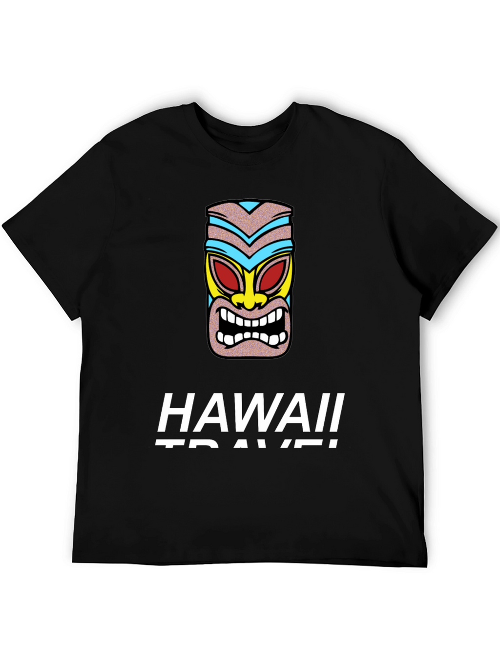 Hawaii Travel Tiki Graphic T-Shirt