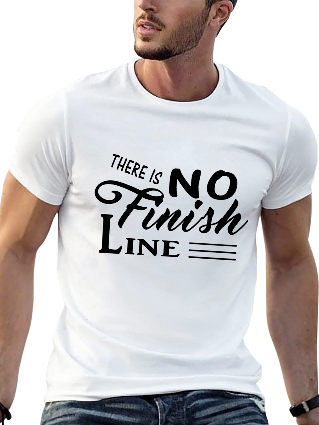 There Is No Finish Line Graphic T-Shirt