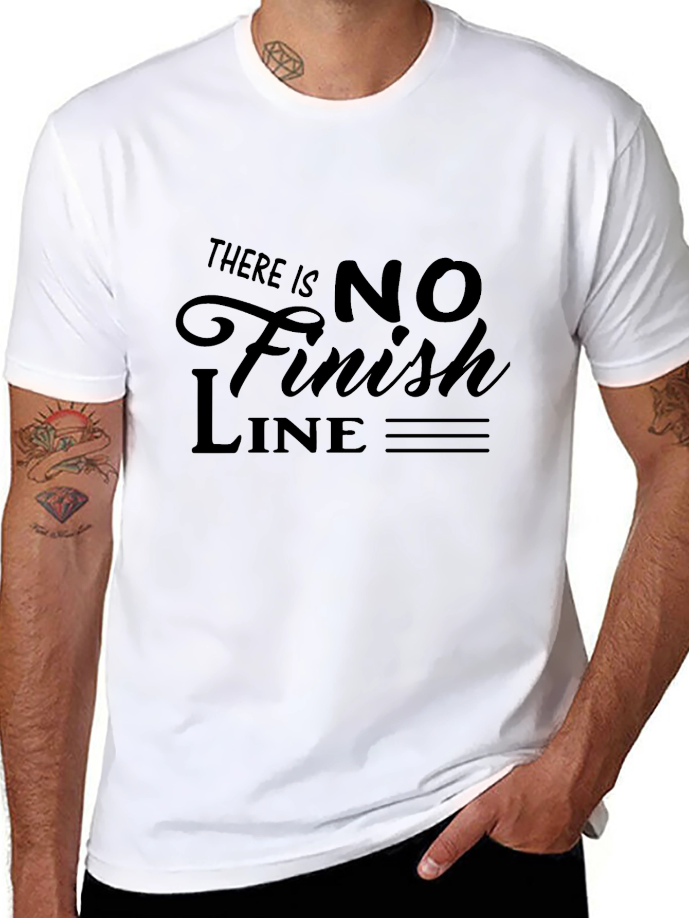 There Is No Finish Line Graphic T-Shirt