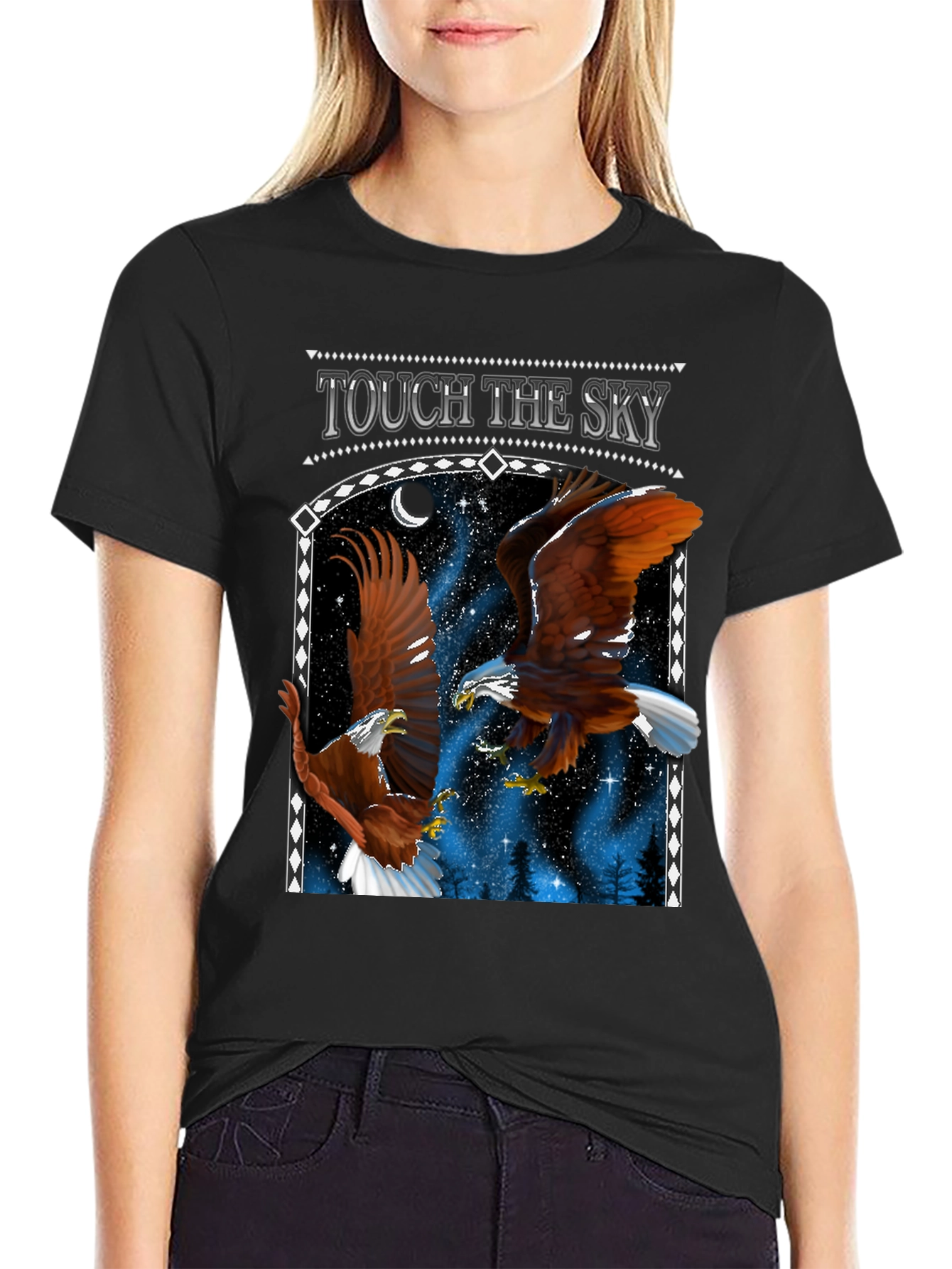 Touch the Sky Eagle Graphic Tee