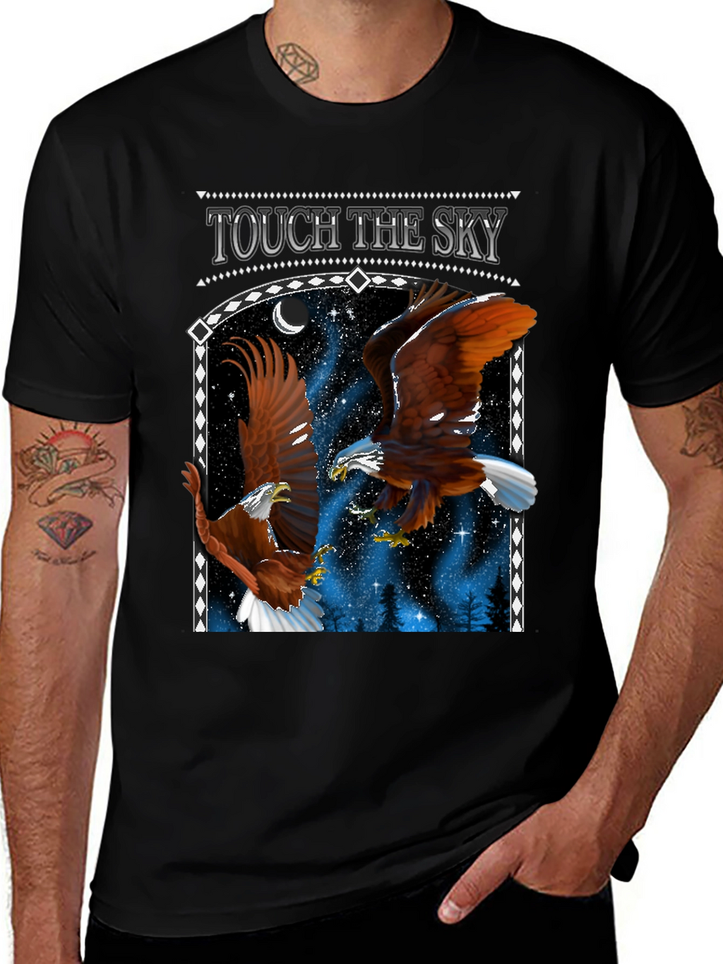 Touch the Sky Eagle Graphic Tee