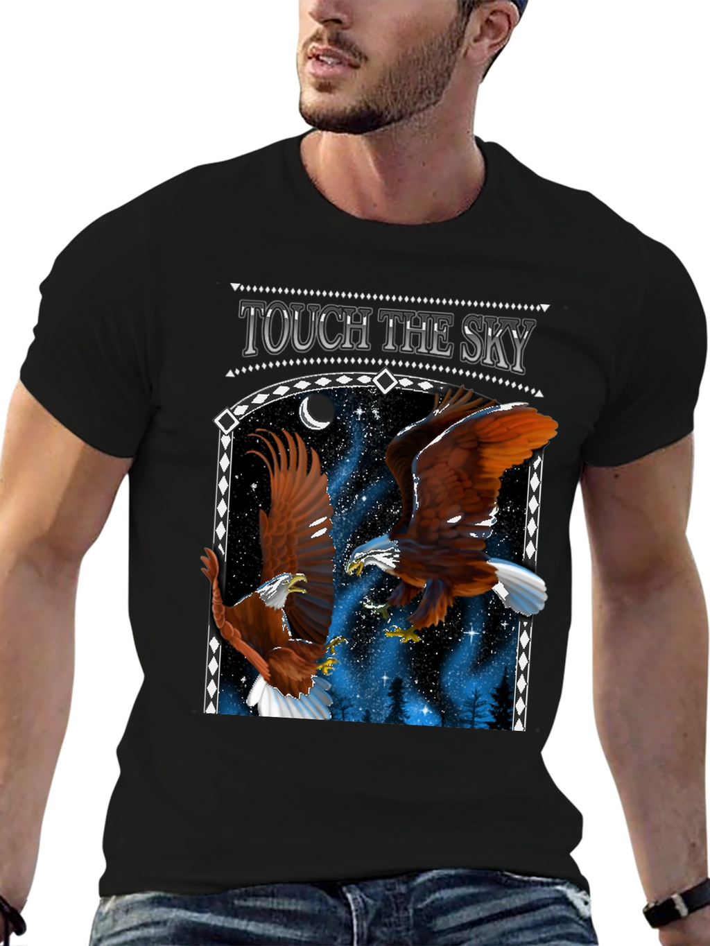 Touch the Sky Eagle Graphic Tee