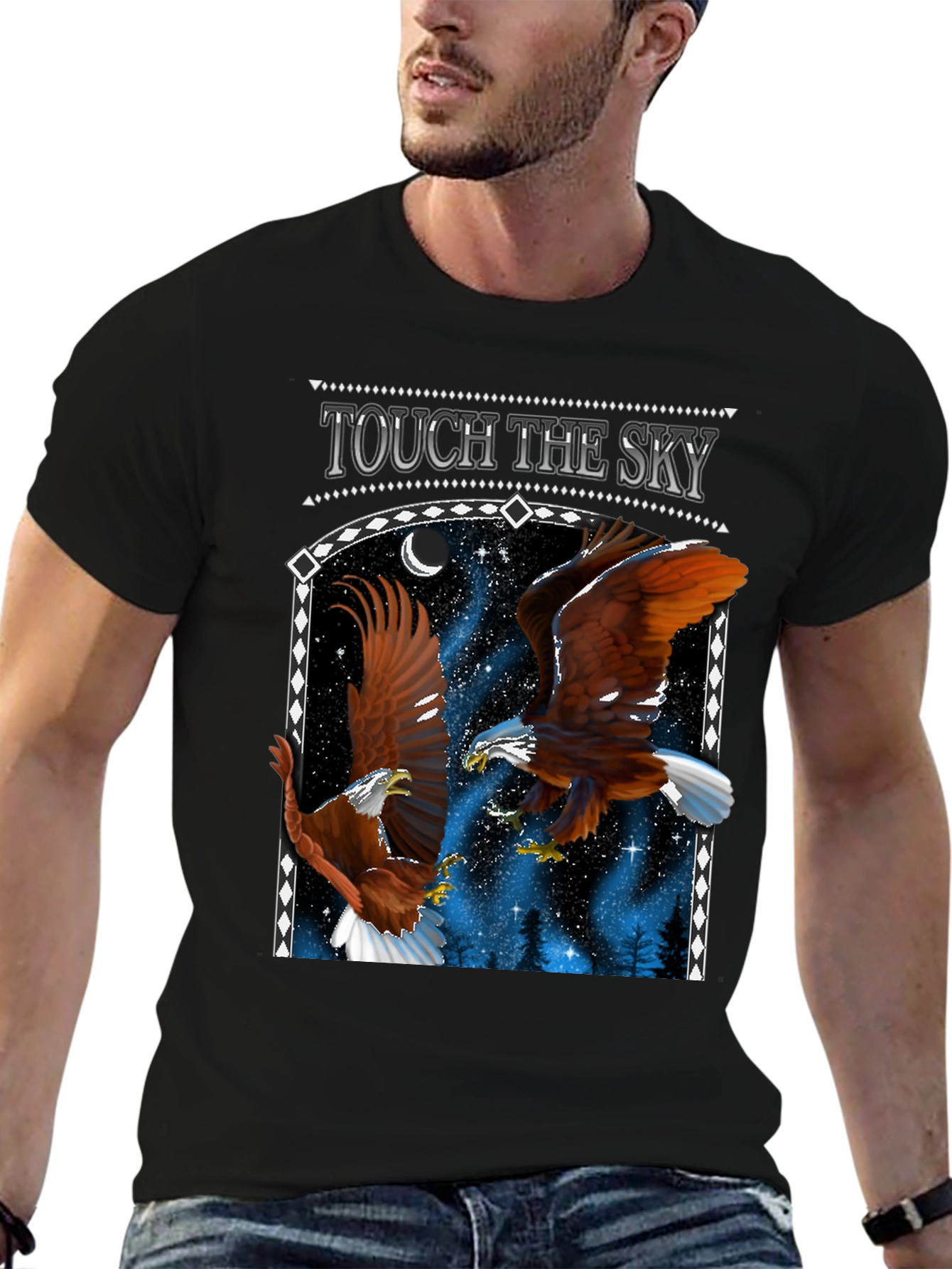 Touch the Sky Eagle Graphic Tee