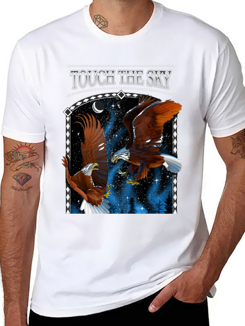 Touch the Sky Eagle Graphic Tee