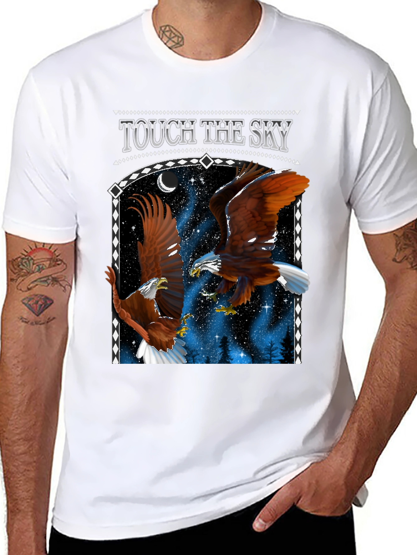 Touch the Sky Eagle Graphic Tee