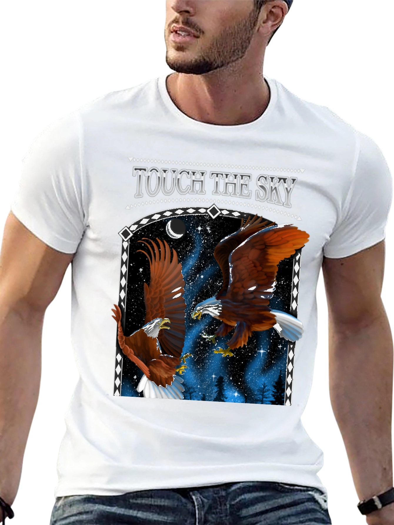 Touch the Sky Eagle Graphic Tee