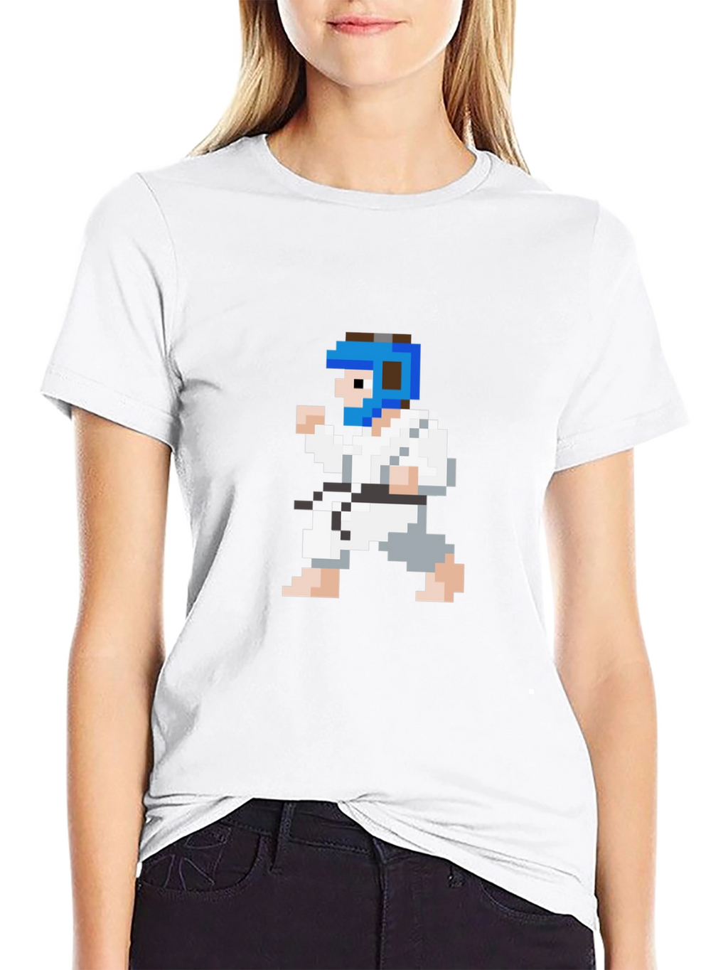 Pixel Karate T-Shirt - Retro Martial Arts Tee