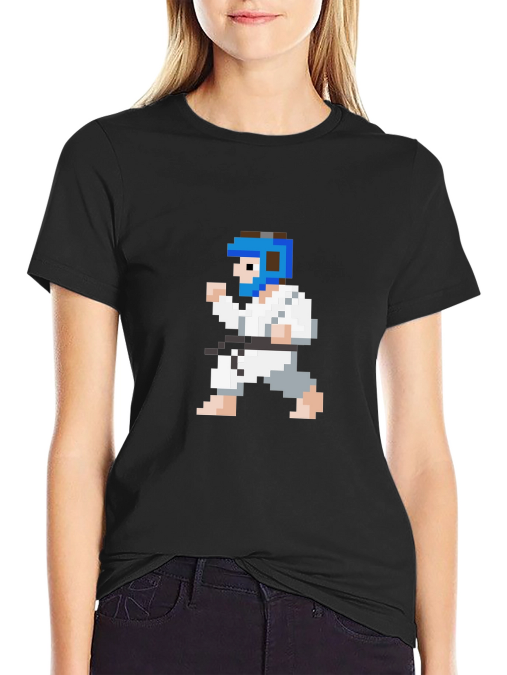 Pixel Karate T-Shirt - Retro Martial Arts Tee