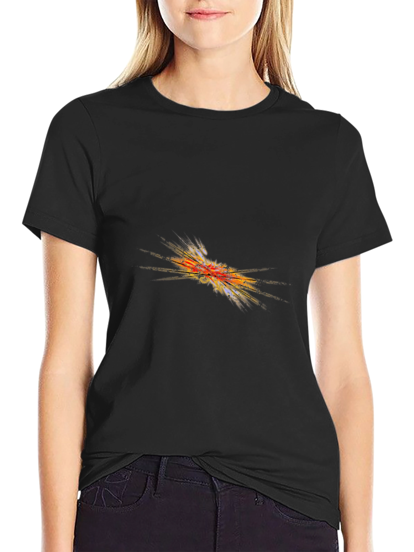 Explosion Graphic Black T-Shirt