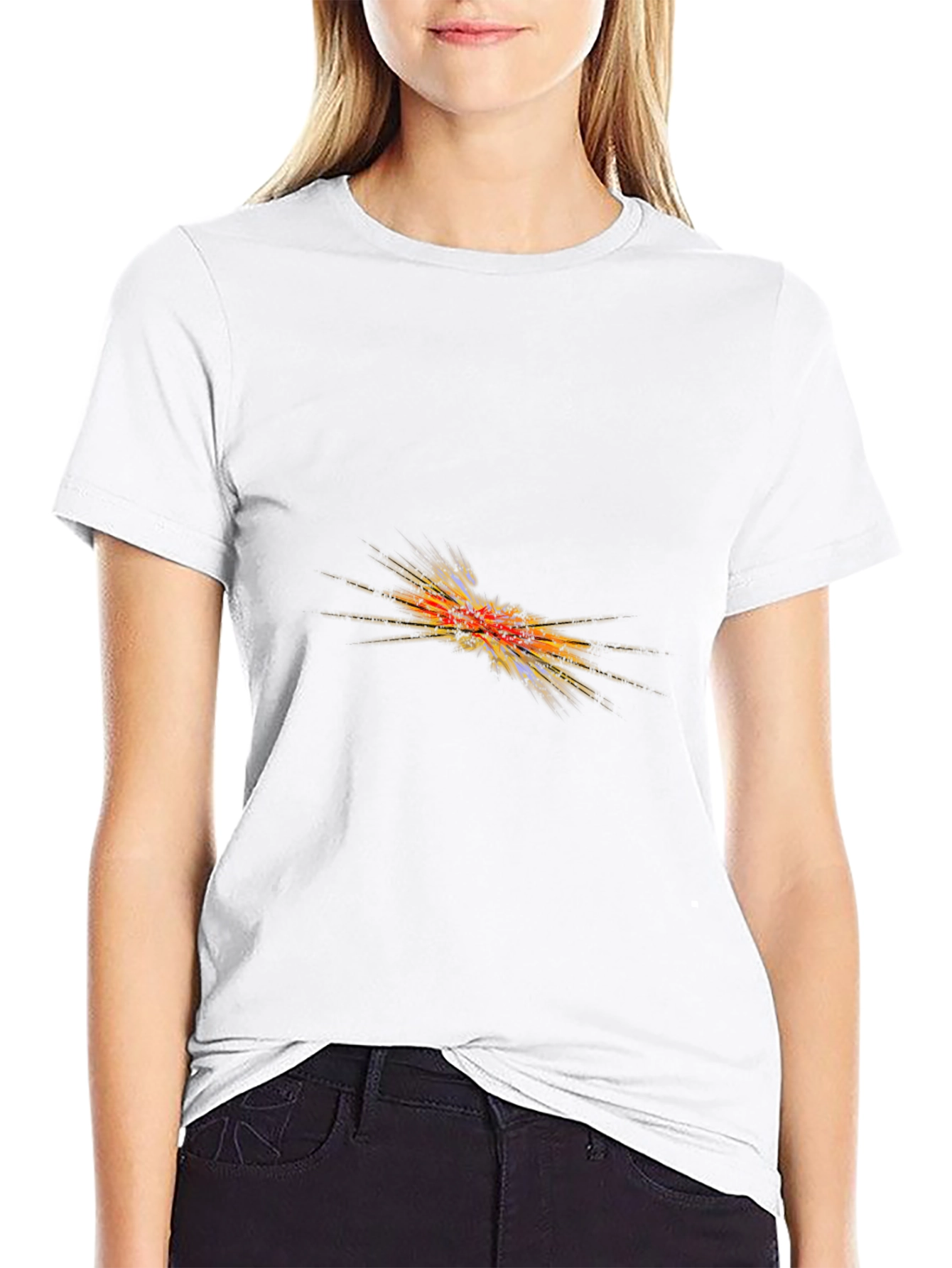 Explosion Graphic Black T-Shirt