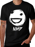 NMP Smiley Face Graphic T-Shirt - Black
