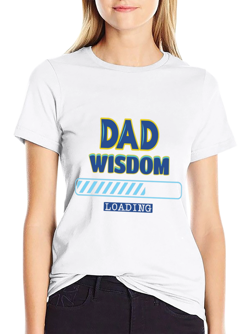 Dad Wisdom Loading T-Shirt - Funny Fathers Day Tee