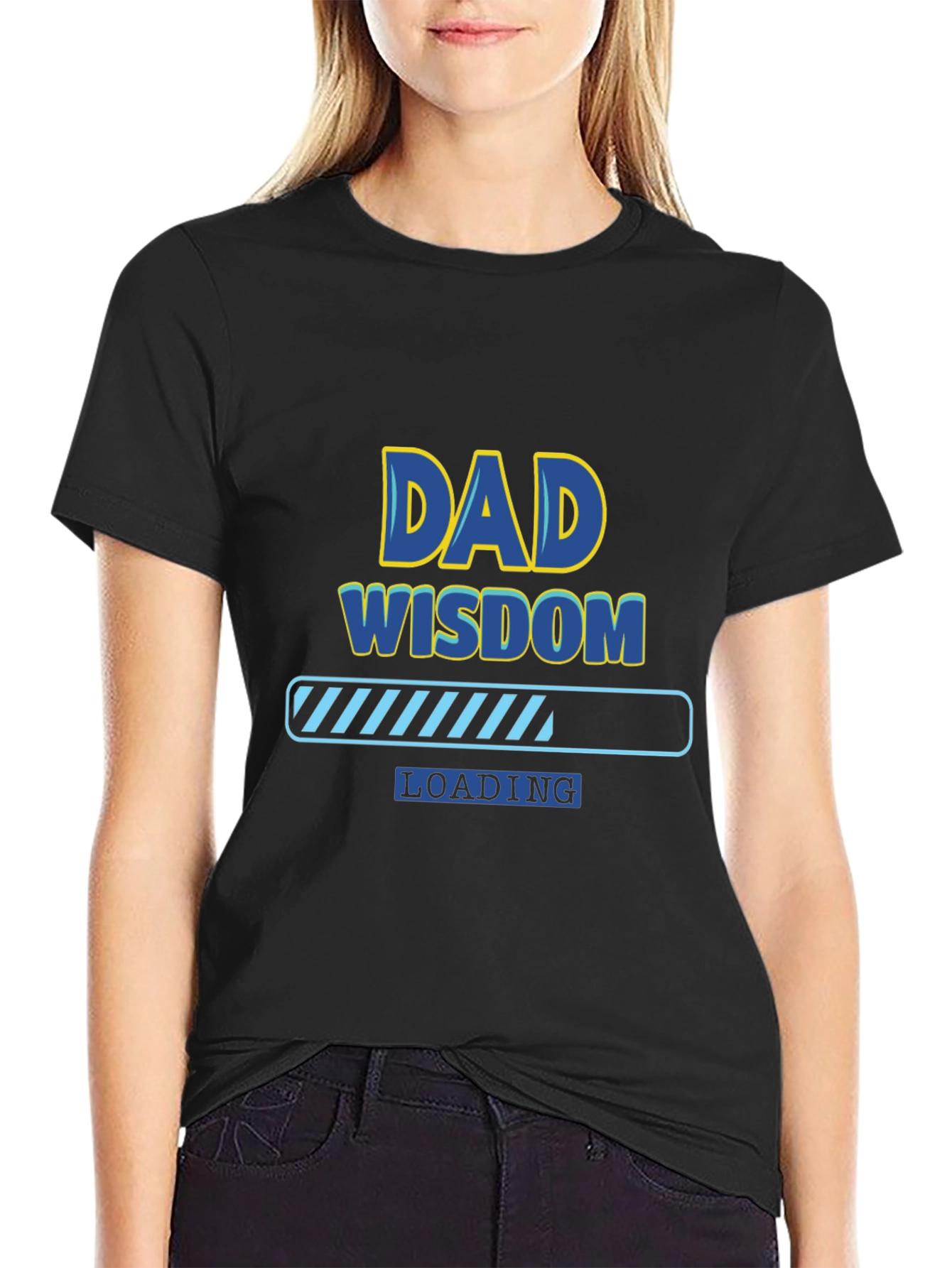 Dad Wisdom Loading T-Shirt - Funny Fathers Day Tee
