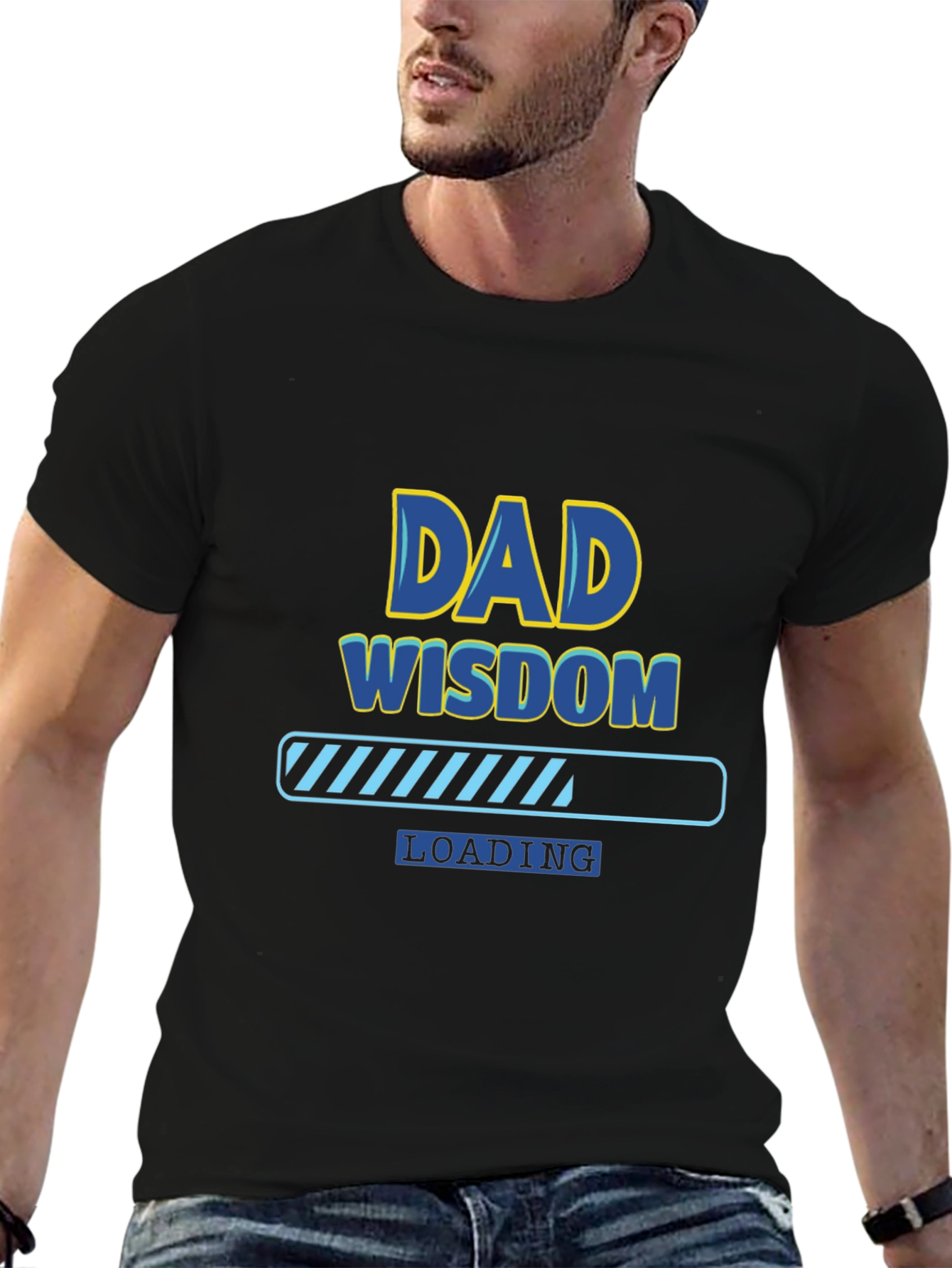 Dad Wisdom Loading T-Shirt - Funny Fathers Day Tee