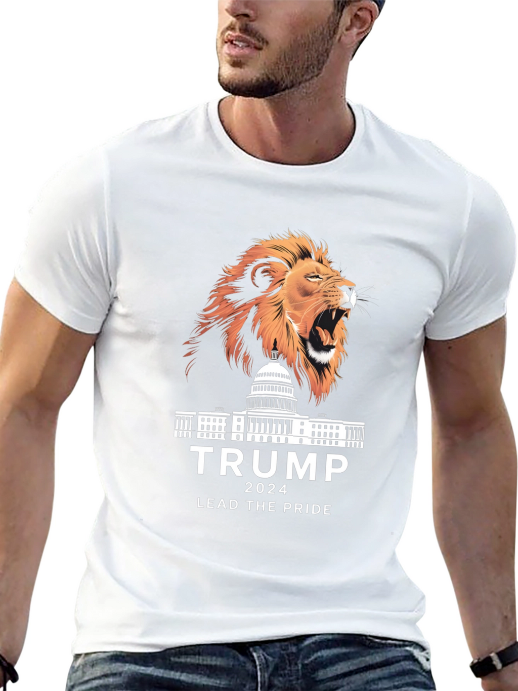 Trump 2024 Lead The Pride Graphic Tee