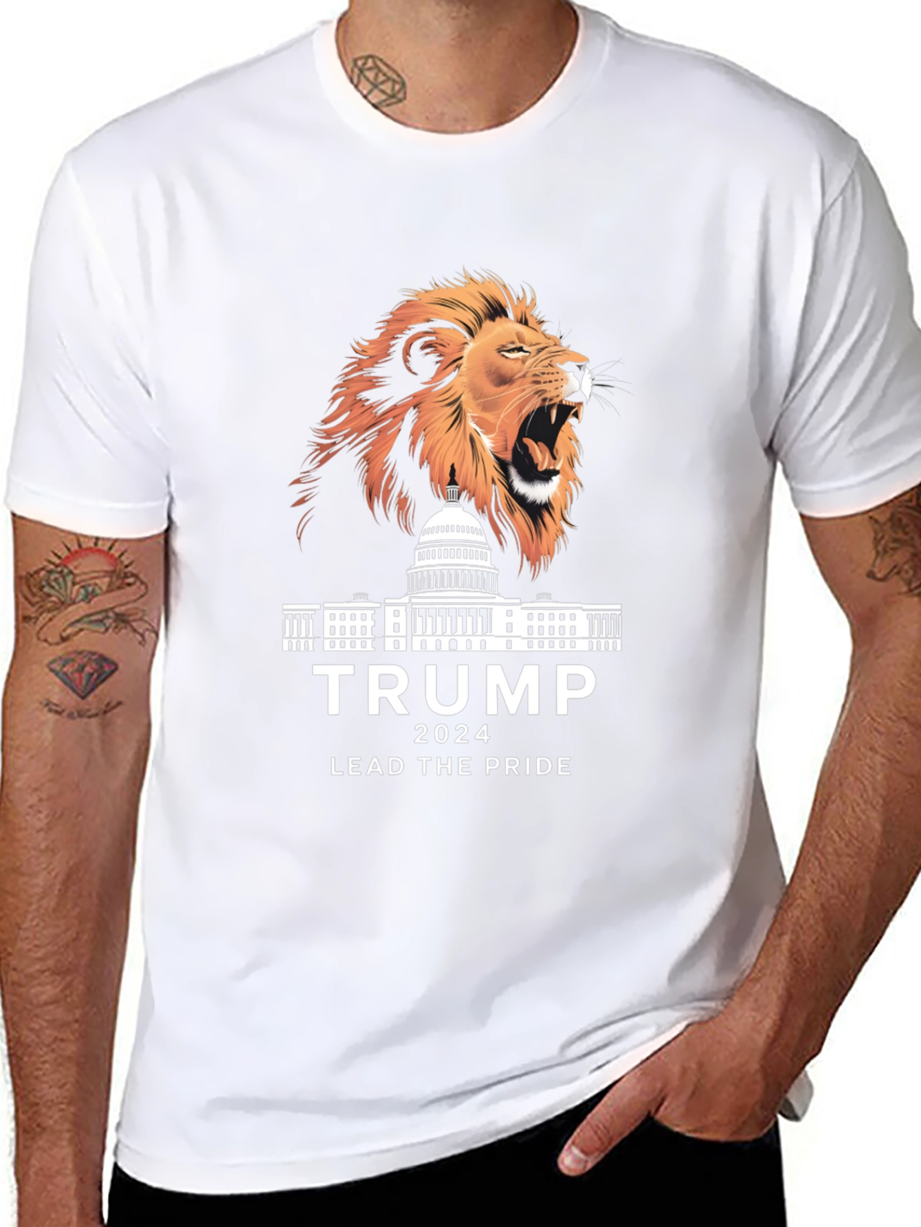 Trump 2024 Lead The Pride Graphic Tee