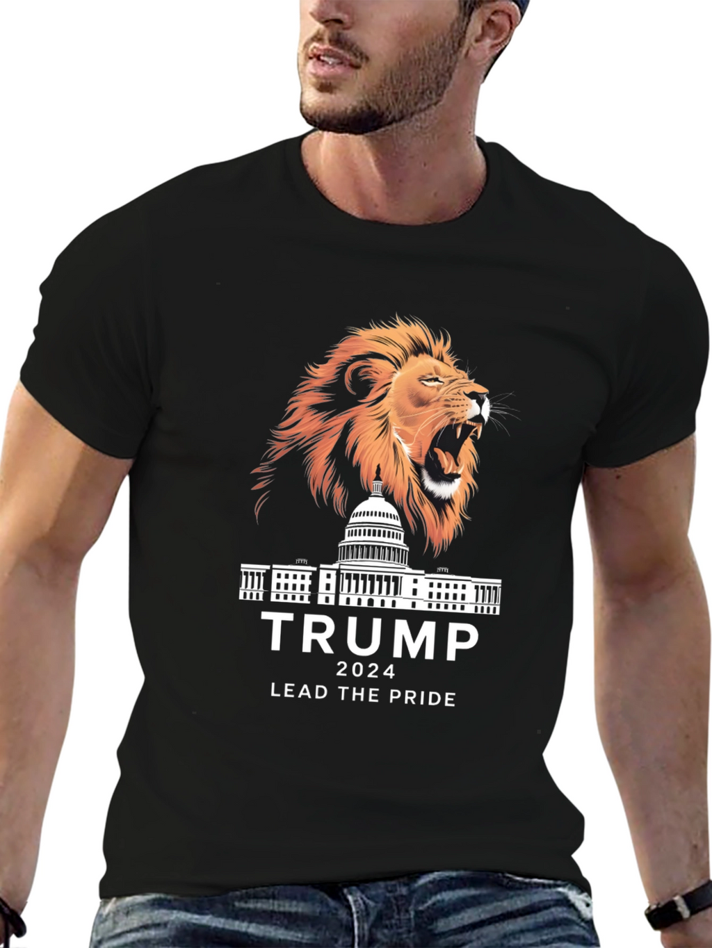 Trump 2024 Lead The Pride Graphic Tee