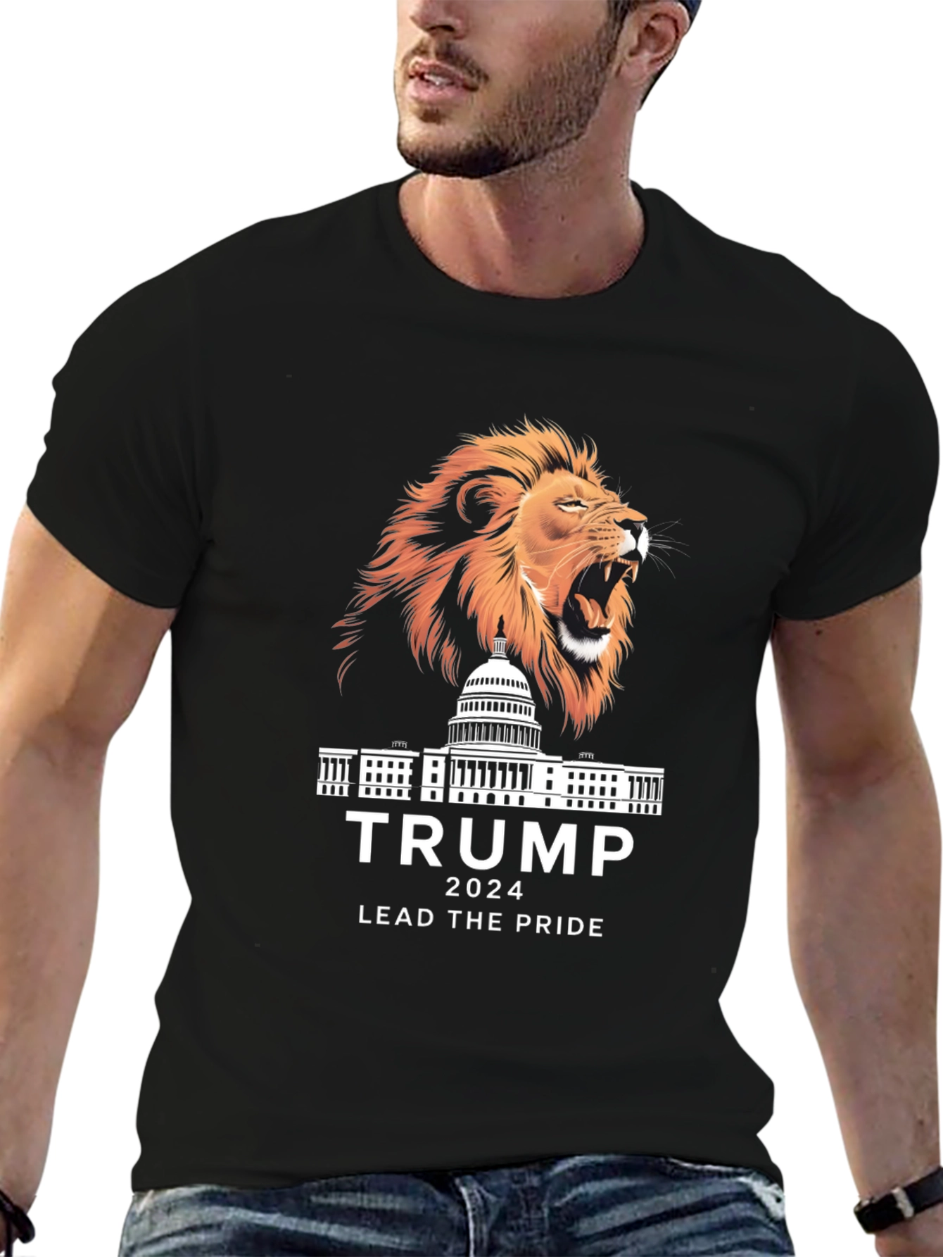 Trump 2024 Lead The Pride Graphic Tee