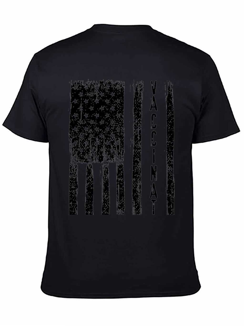 Vaccinated American Flag Graphic Tee