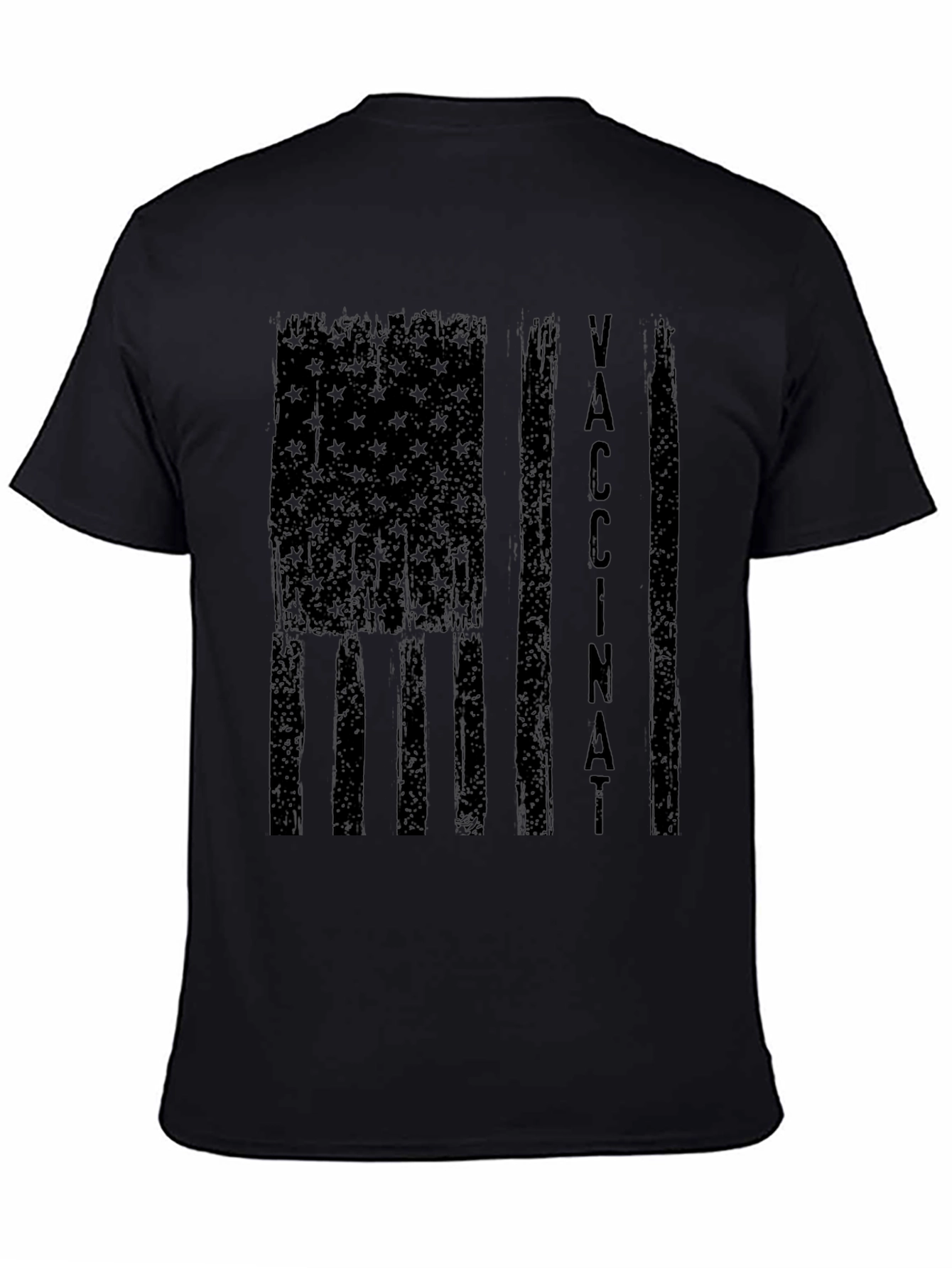 Vaccinated American Flag Graphic Tee
