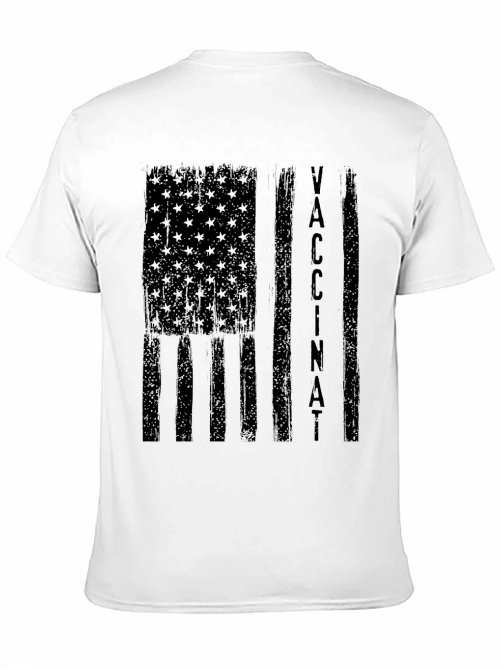 Vaccinated American Flag Graphic Tee