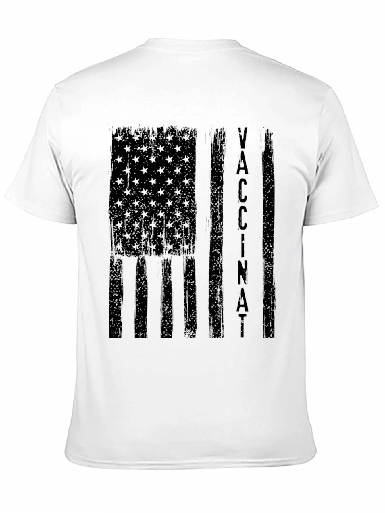 Vaccinated American Flag Graphic Tee
