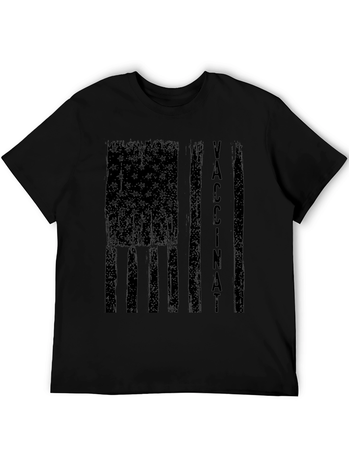 Vaccinated American Flag Graphic Tee