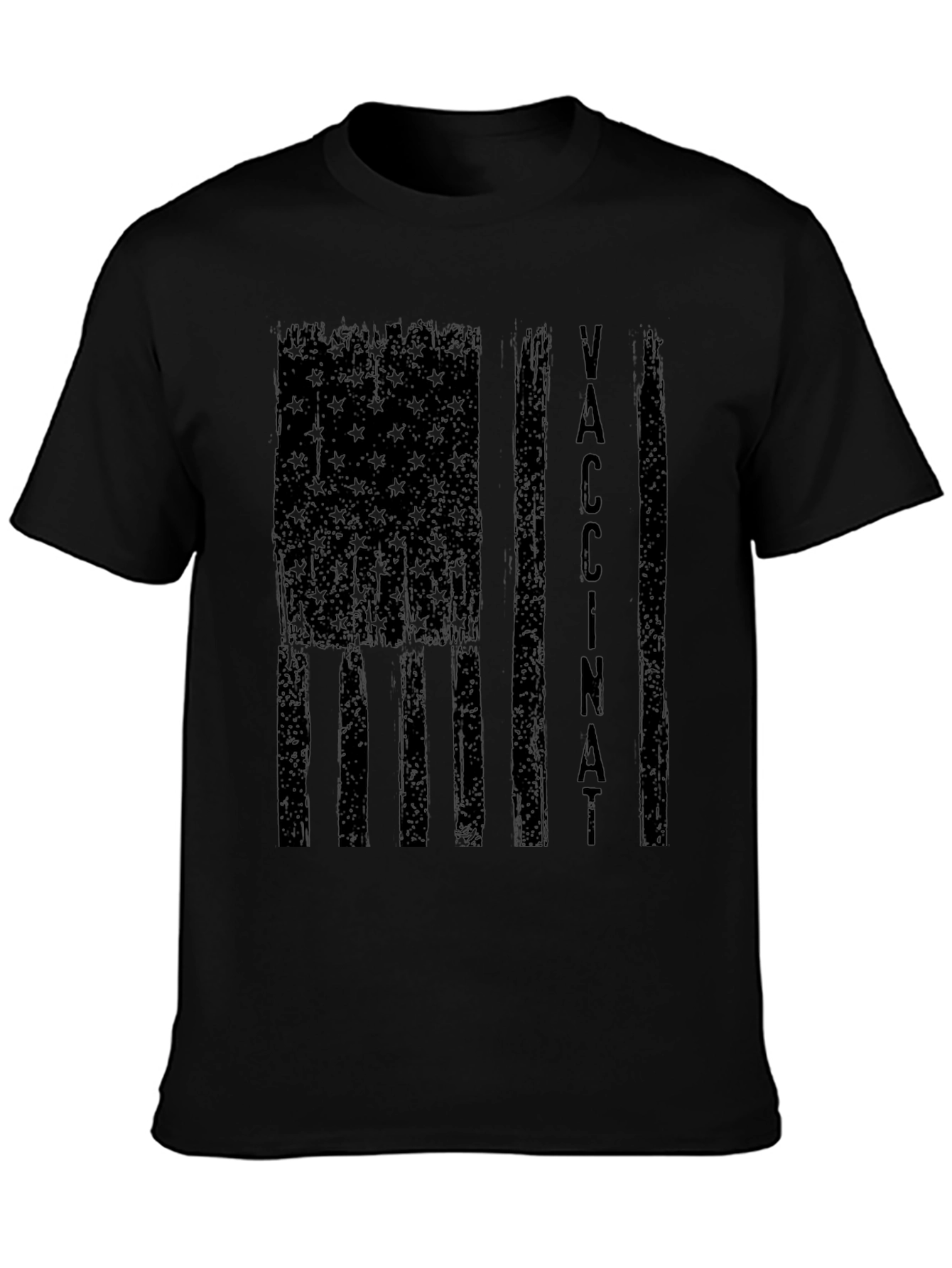 Vaccinated American Flag Graphic Tee