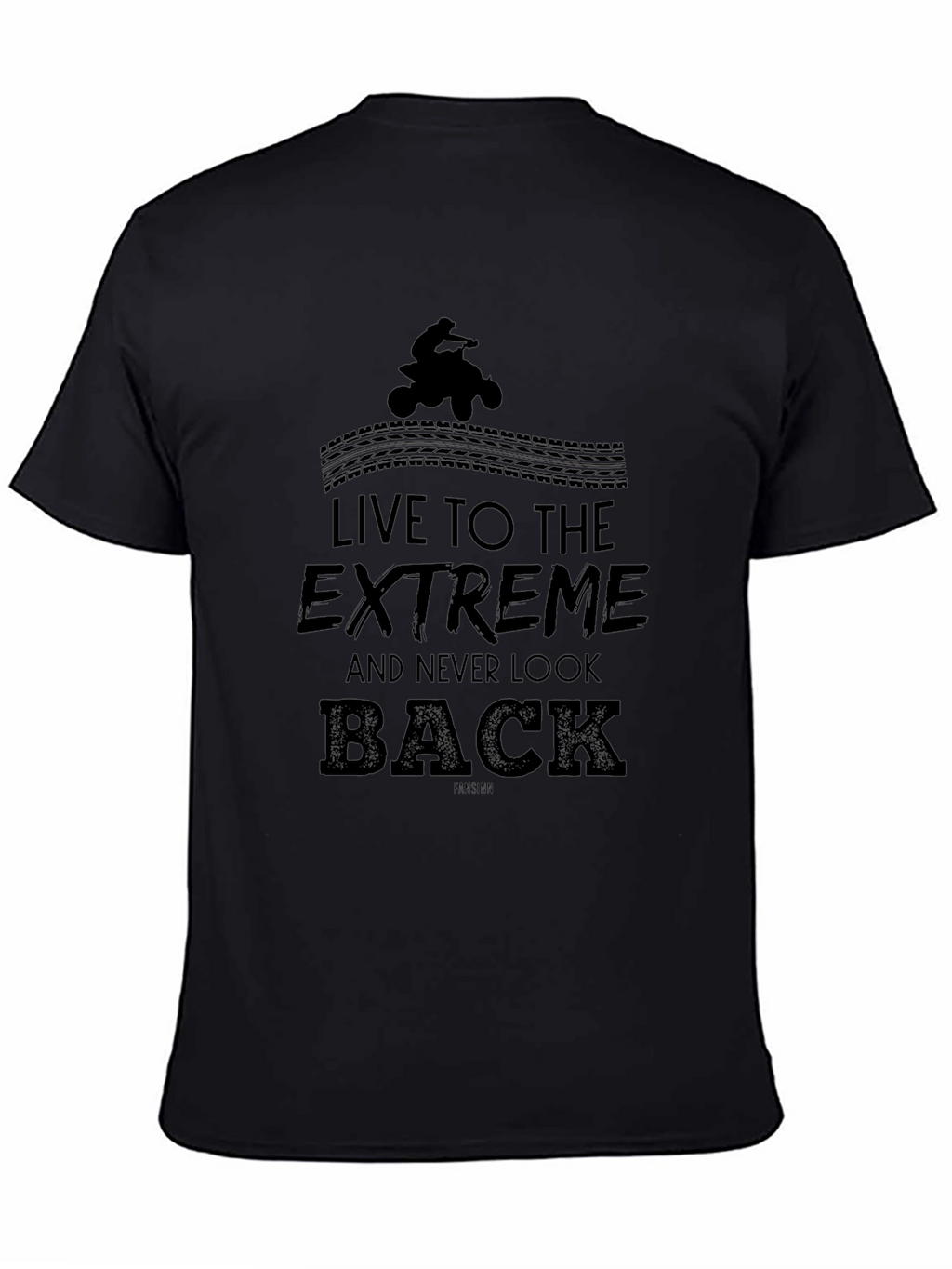 Live to the Extreme Black Graphic Tee