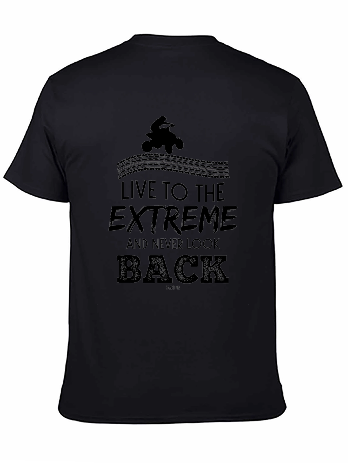 Live to the Extreme Black Graphic Tee