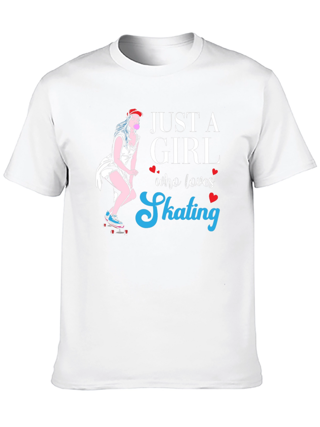 Just a Girl Who Loves Skating T-Shirt