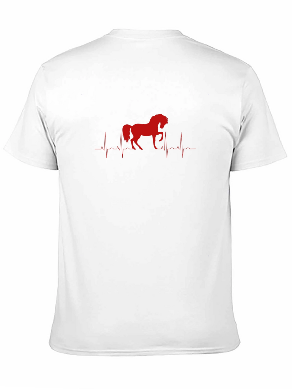 Horse Heartbeat Graphic Tee - Casual Comfort