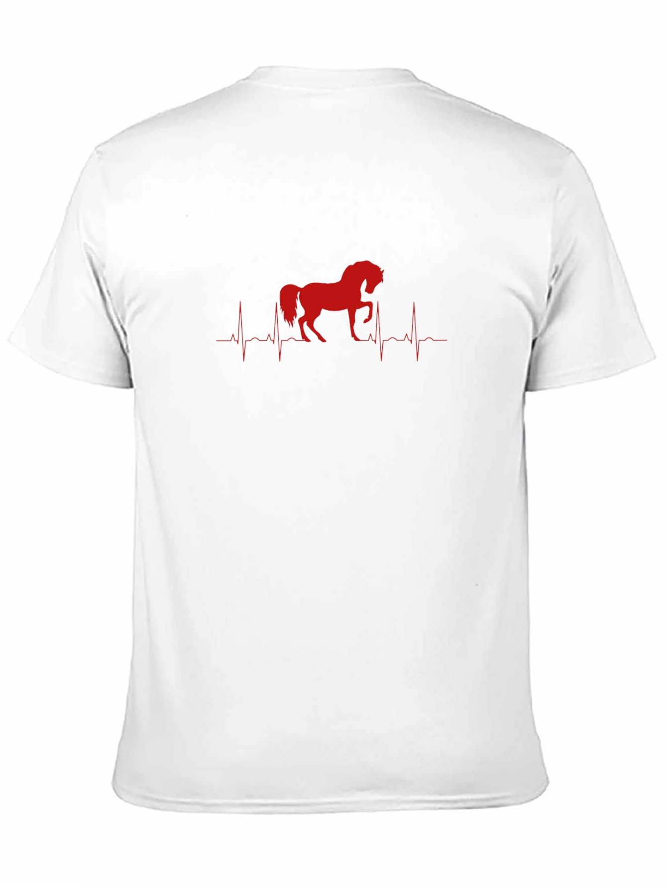 Horse Heartbeat Graphic Tee - Casual Comfort