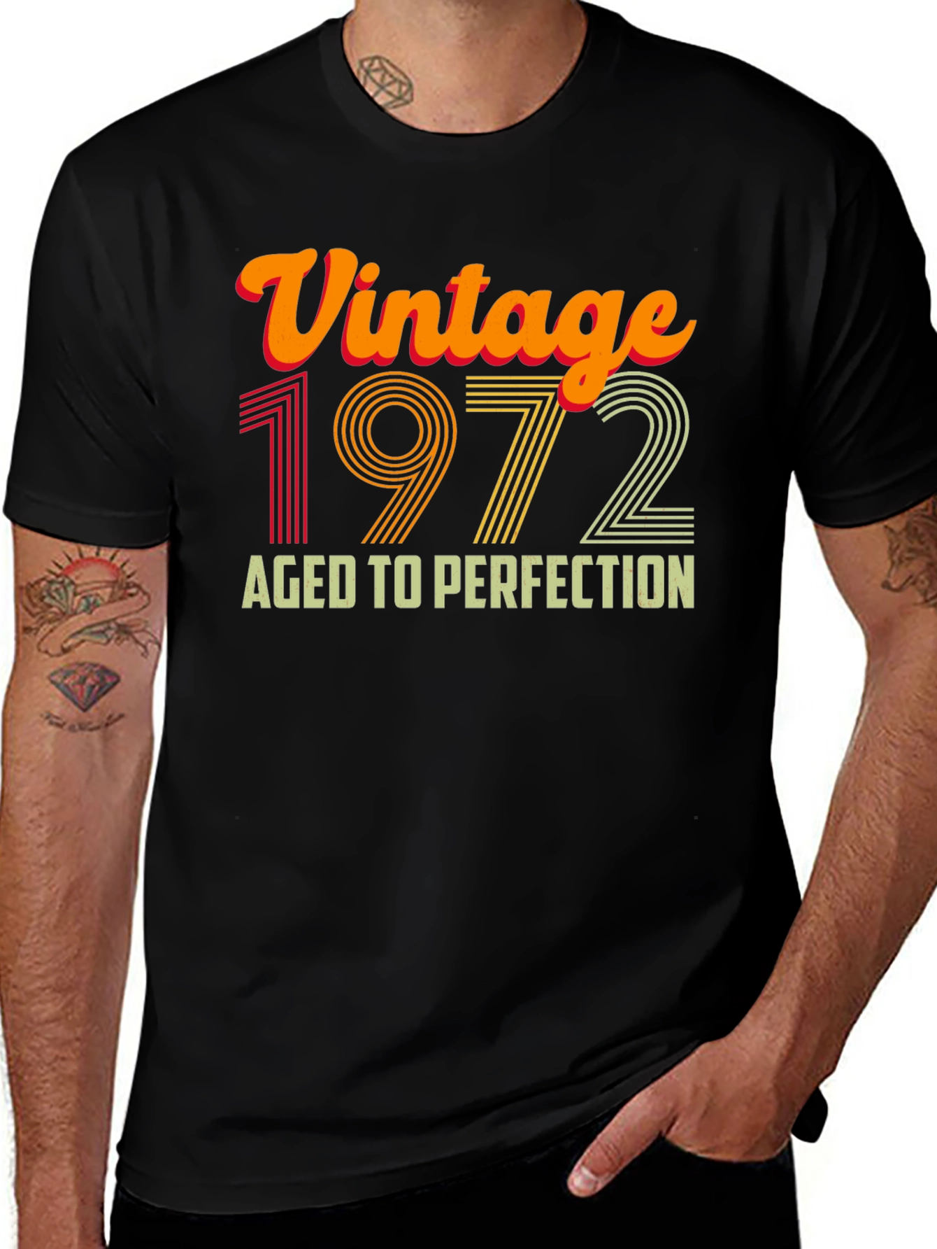 Vintage 1972 Aged to Perfection T-Shirt