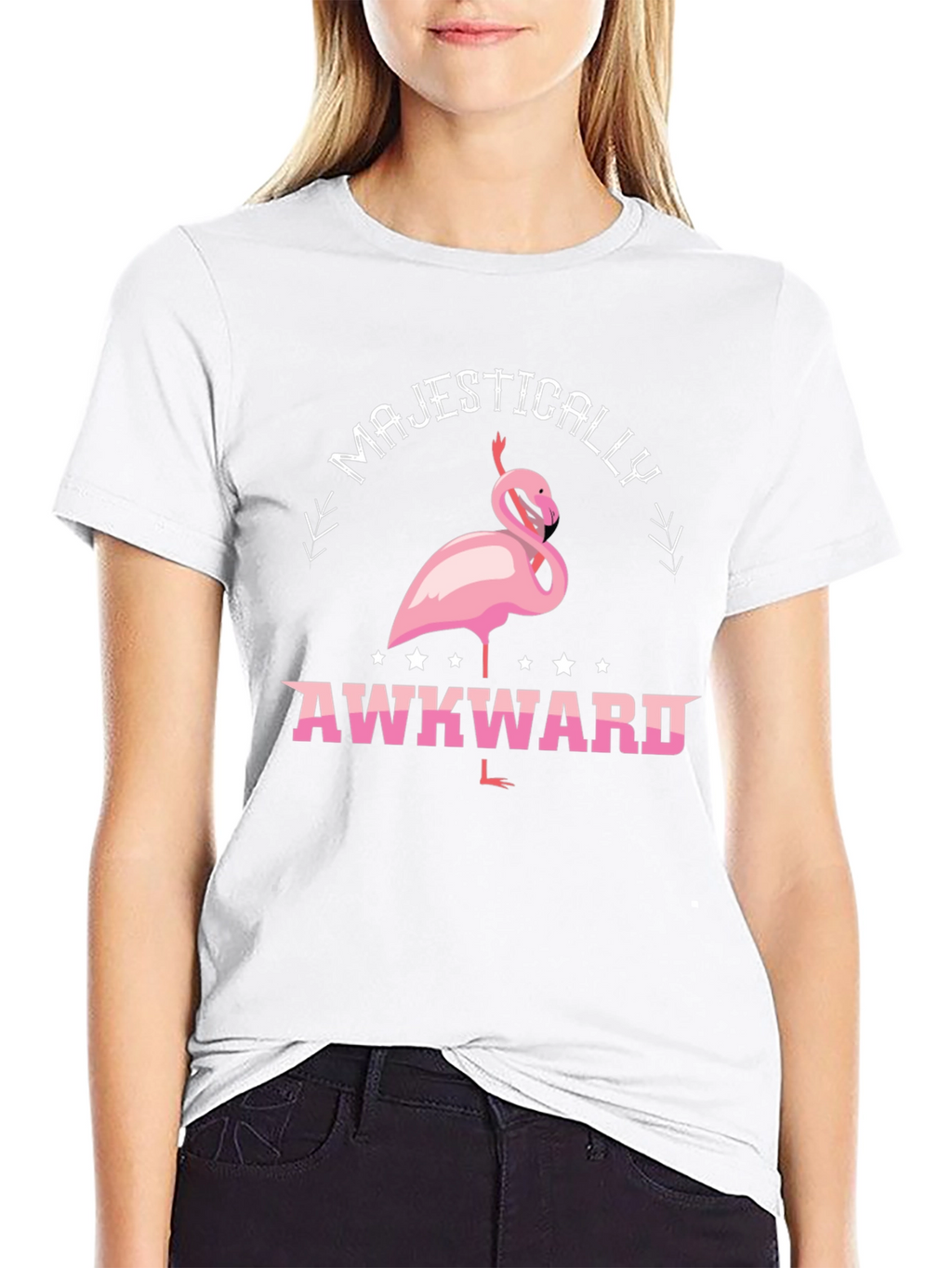 Majestically Awkward Flamingo T-Shirt