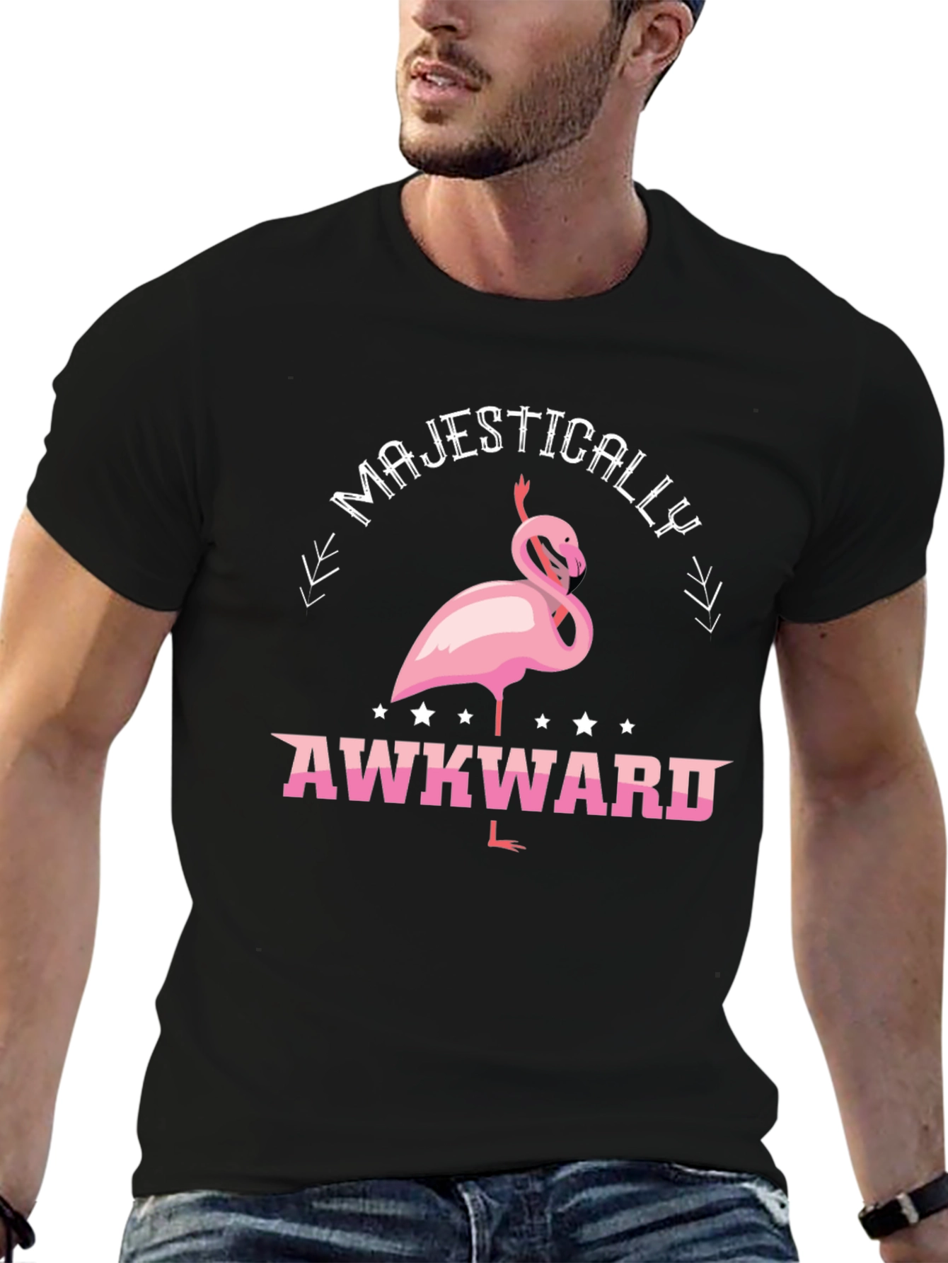 Majestically Awkward Flamingo T-Shirt