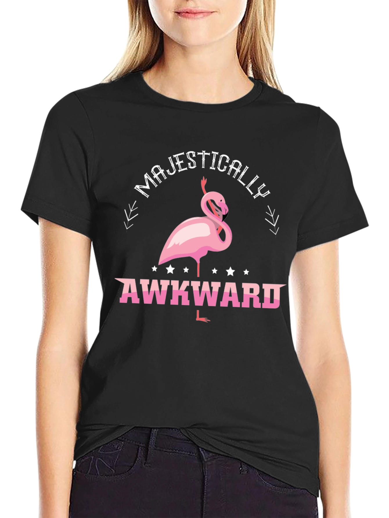 Majestically Awkward Flamingo T-Shirt