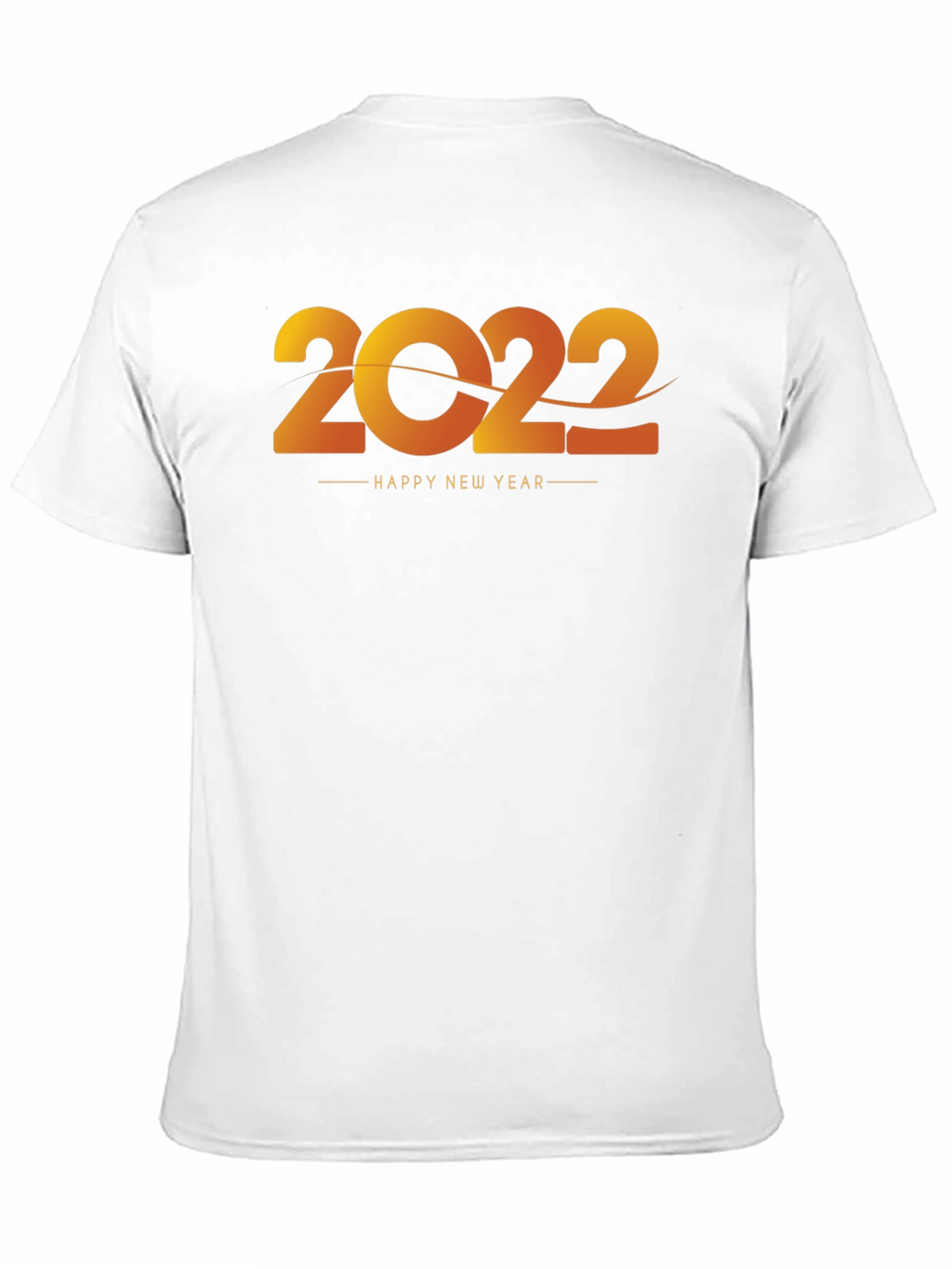 Happy New Year 2022 Black T-Shirt