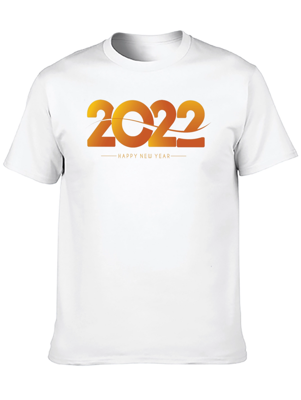 Happy New Year 2022 Black T-Shirt