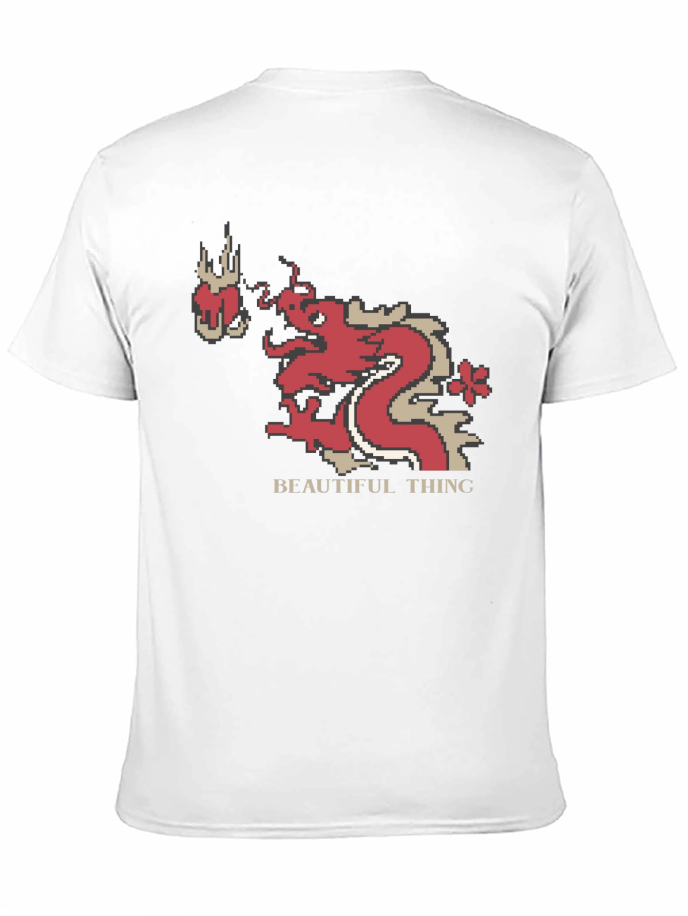 Pixel Dragon Beautiful Thing Graphic Tee