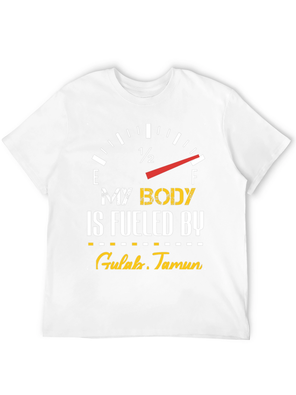 Fueled by Gulab Jamun Black T-Shirt