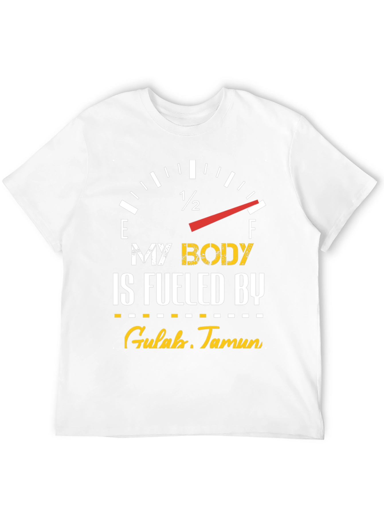 Fueled by Gulab Jamun Black T-Shirt