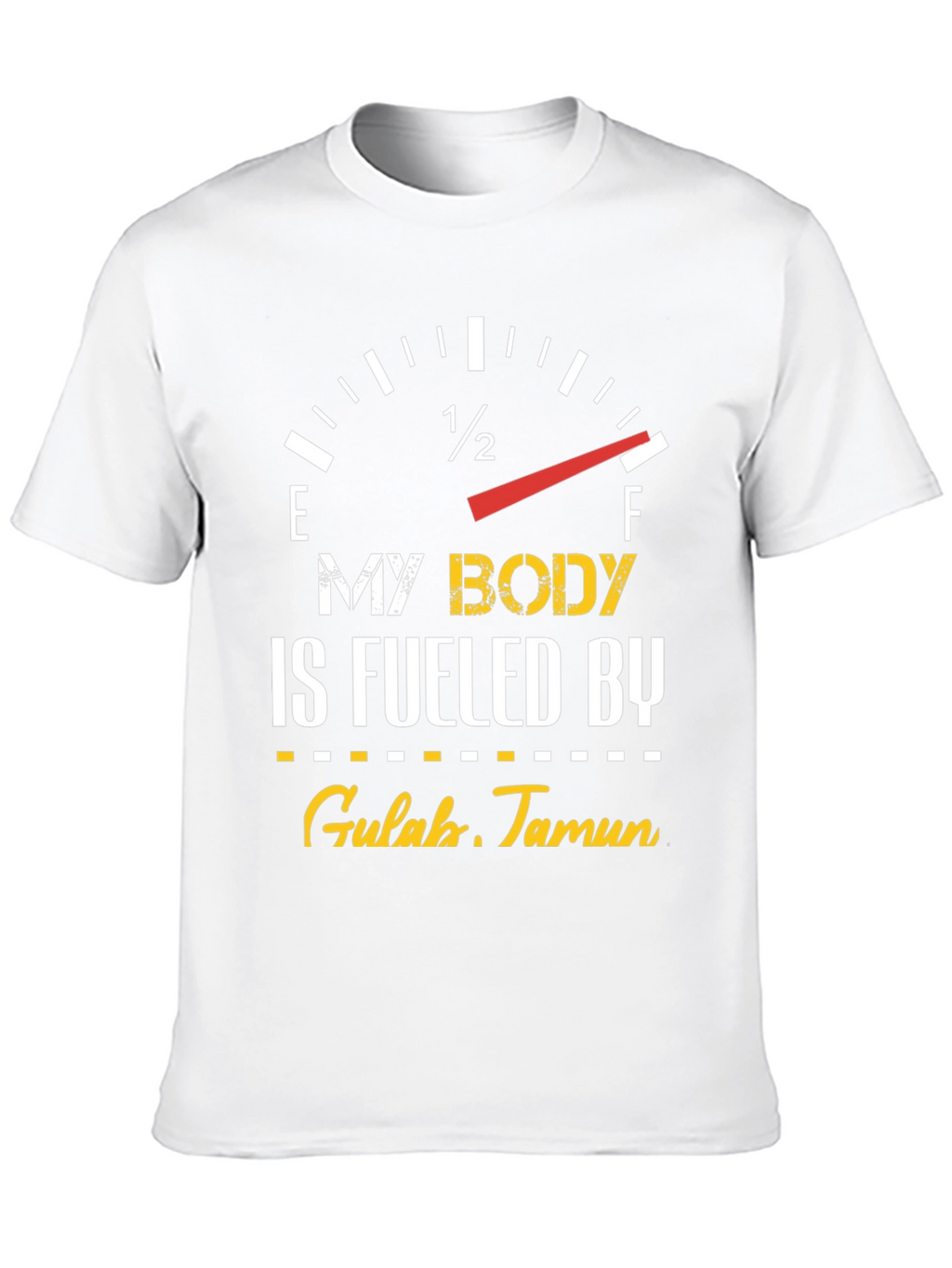 Fueled by Gulab Jamun Black T-Shirt