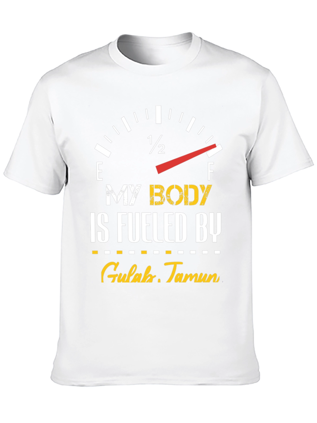 Fueled by Gulab Jamun Black T-Shirt