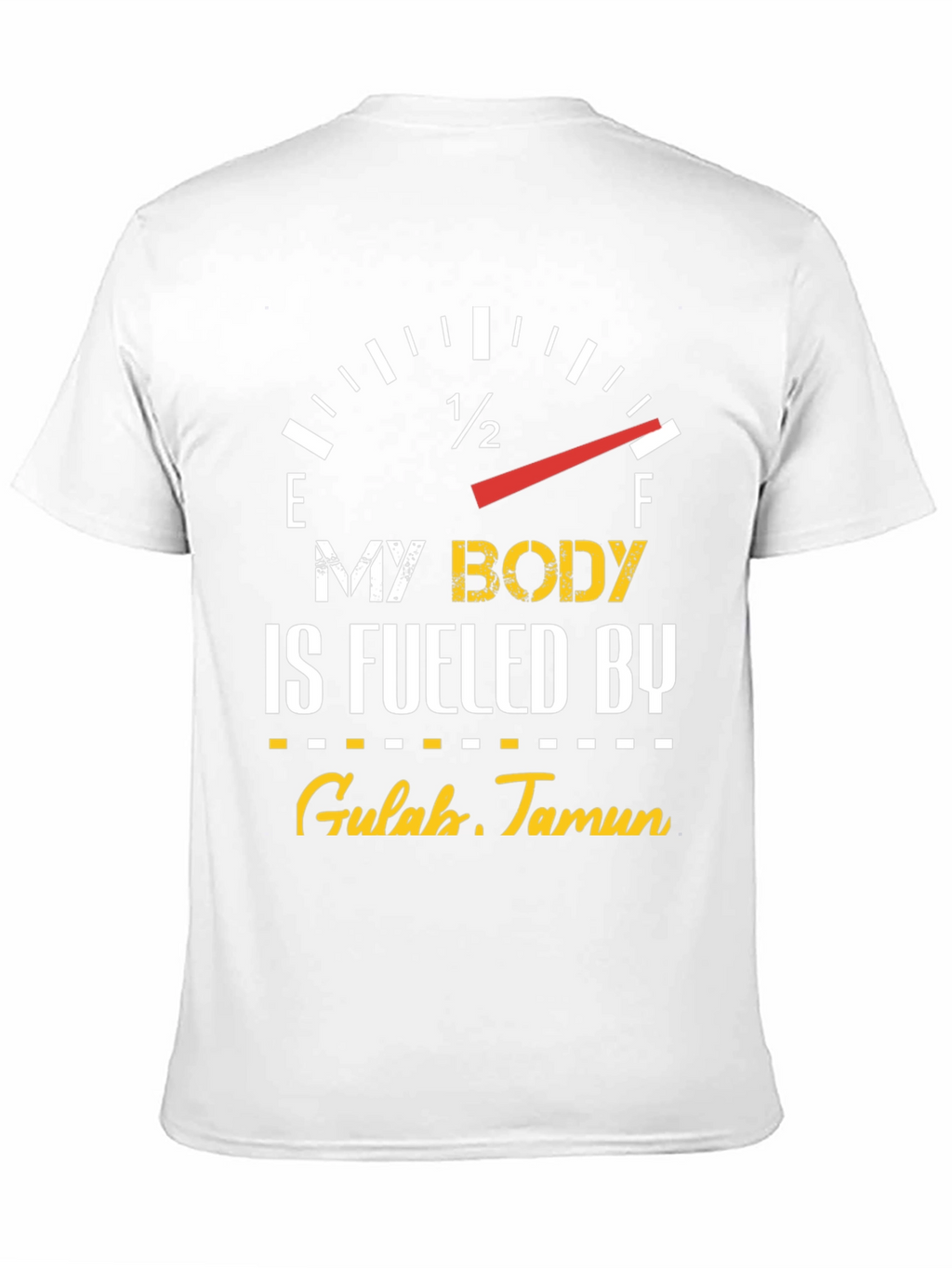 Fueled by Gulab Jamun Black T-Shirt