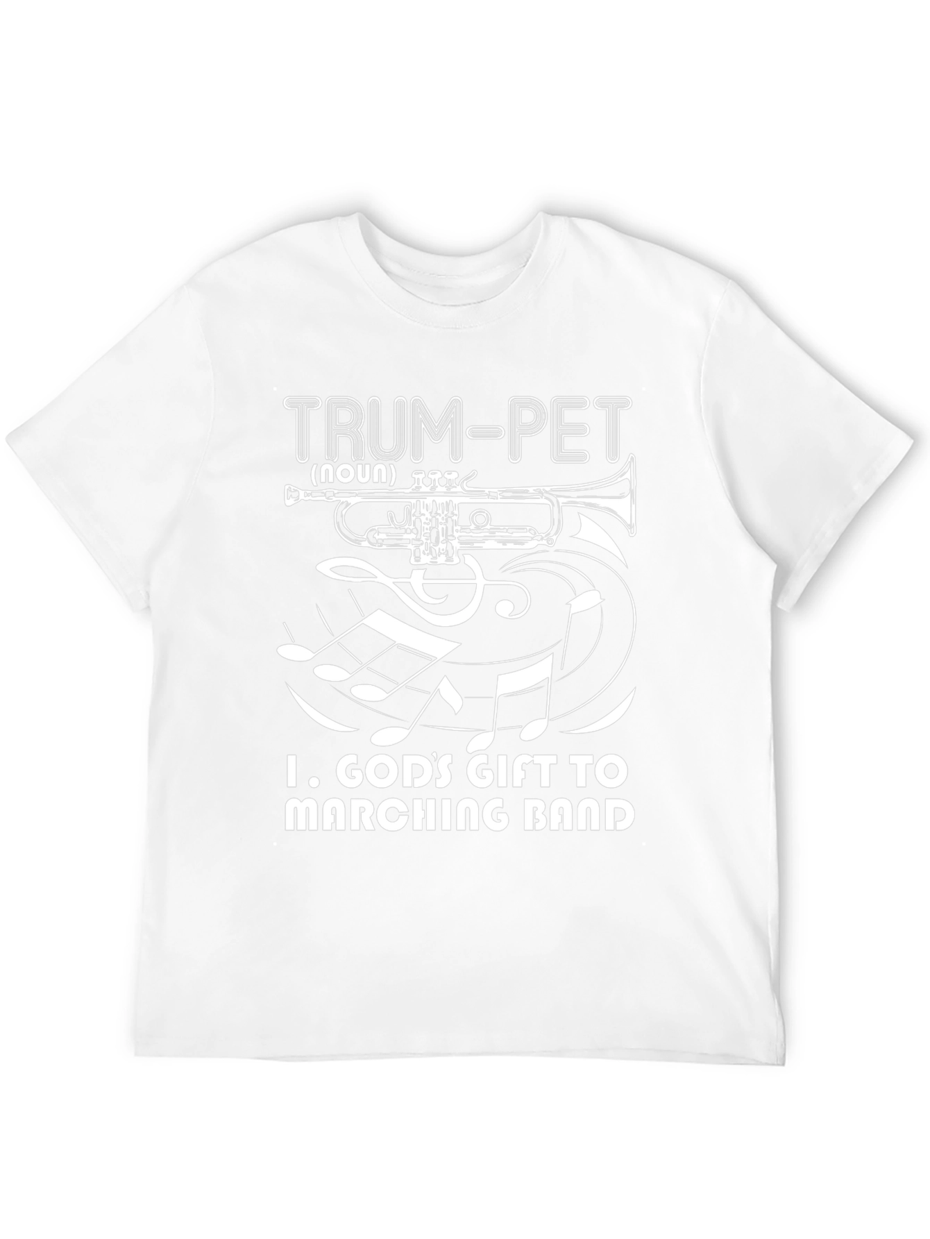 Trumpet Gods Gift to Marching Band T-Shirt