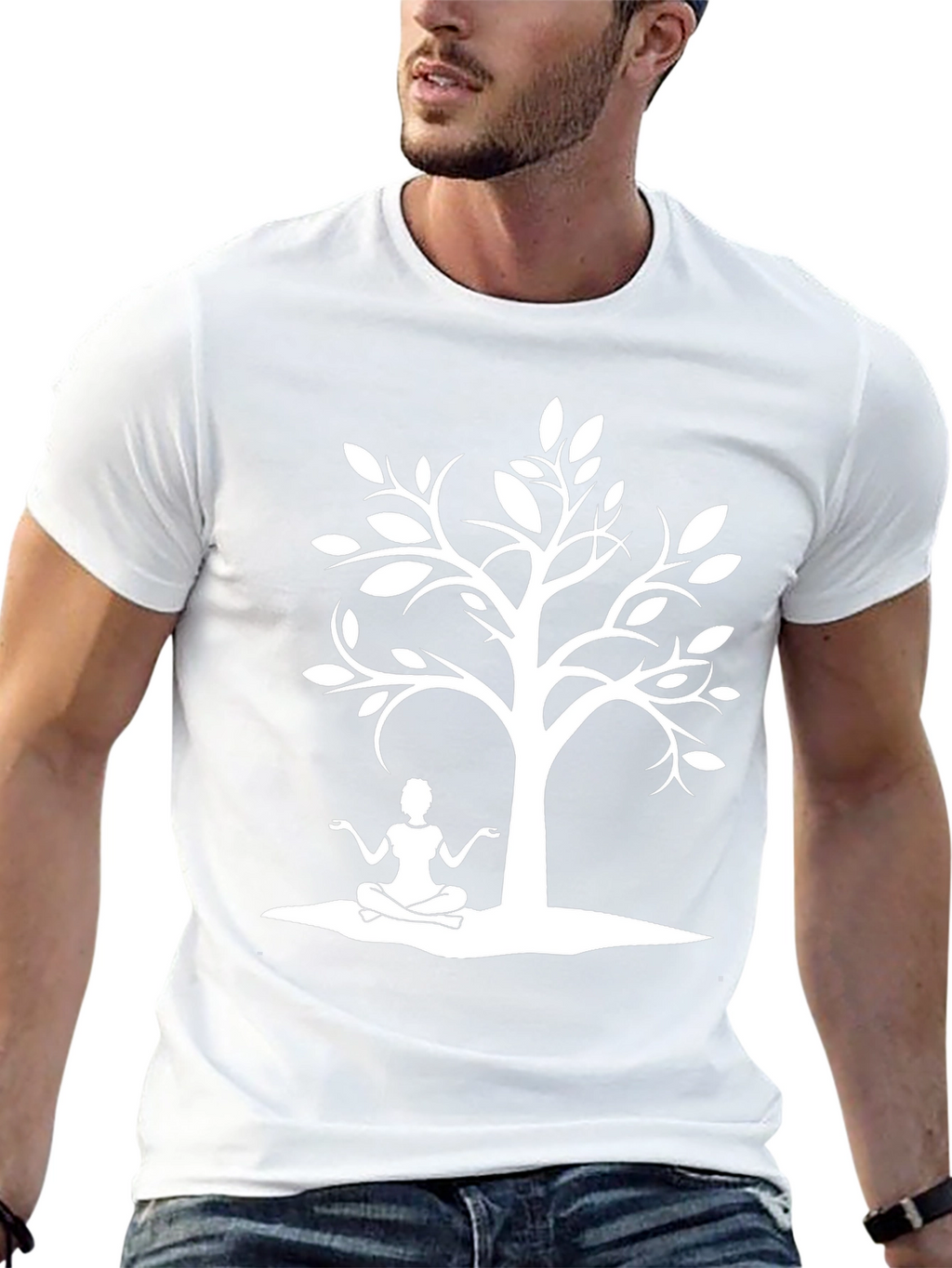 Yoga Tree Black T-Shirt